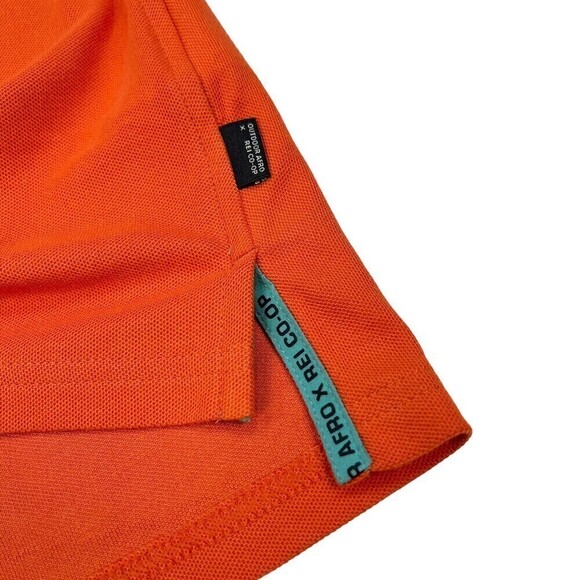 NEW Outdoor Afro x REI CO-OP Short Sleeve Polo Shirt Papaya XL - Picture 6 of 14